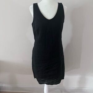 Cynthia Rowley Linen V-Neck Sleeveless Dress | Size 4|